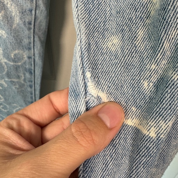 VTG Frederick’s of Hollywood Danger Clothing High Rise Denim Jeans Size 13/14 - Picture 6 of 14